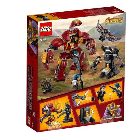 Lego Marvel Avengers The Hulkbuster Smash-Up 76104
