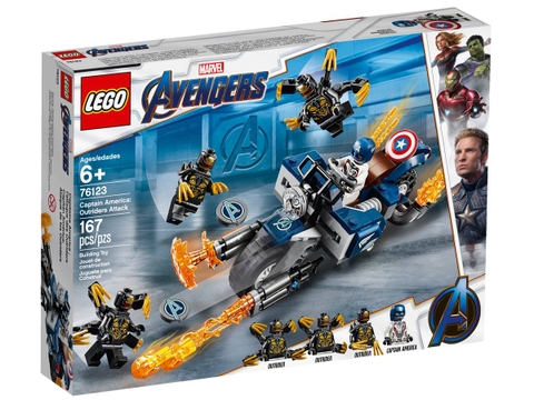 Lego Marvel Avengers Captain America: Outriders Attack 76123