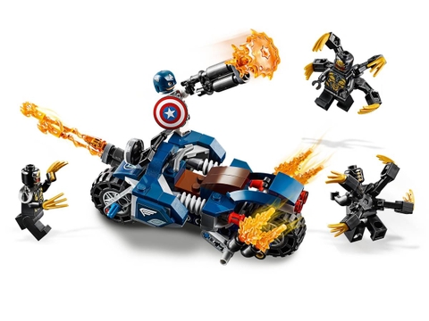 Lego Marvel Avengers Captain America: Outriders Attack 76123