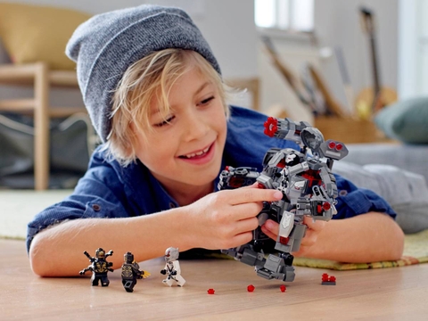 Lego Marvel War Machine Bus 76124