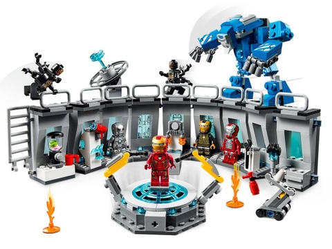 Lego Marvel Avengers Iron Man Hall of Armor 76125