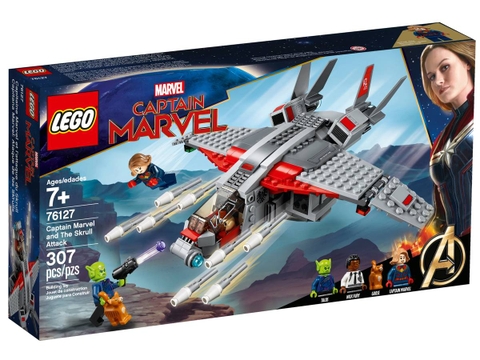 Lego Marvel Captain Marvel and The Skrull Attack 76127