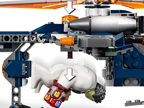 Lego Marvel Avengers Hulk Helicopter Rescue 76144