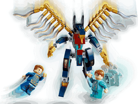 Lego Marvel Super Heroes Eternals Aerial Assault 76145