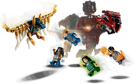 Lego Marvel The Eternals In Arishem's Shadow 76155