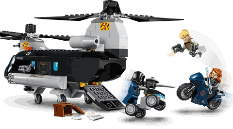 Lego Marvel Black Widow's Helicopter Chase 76162