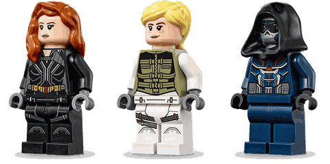 Lego Marvel Black Widow's Helicopter Chase 76162