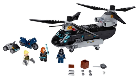 Lego Marvel Black Widow's Helicopter Chase 76162