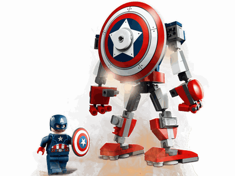 Lego Marvel Captain America Mech Armor 76168