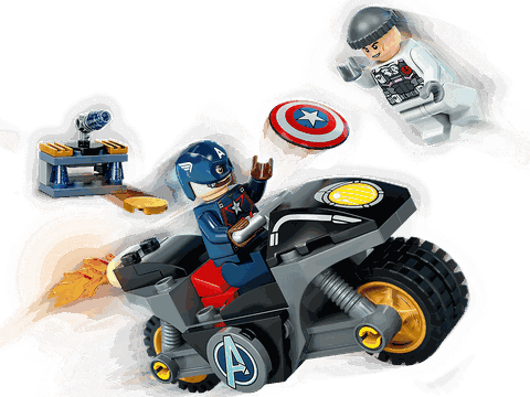 Lego Marvel Captain America and Hydra Face-Off 76189