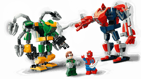 Lego Marvel Spider-Man & Doctor Octopus Mech Battle 76198