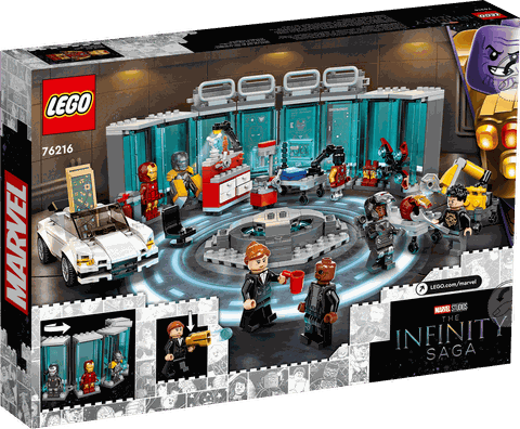 Lego Marvel Iron Man Armory 76216