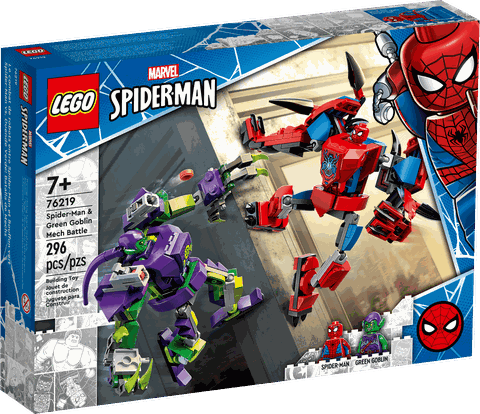 Lego Marvel Spider-Man & Green Goblin Mech Battle 76219