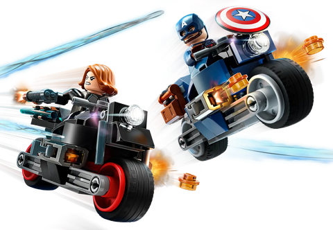 LEGO MARVEL Black Widow & Captain America Motorcycles 76260