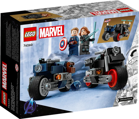 LEGO MARVEL Black Widow & Captain America Motorcycles 76260