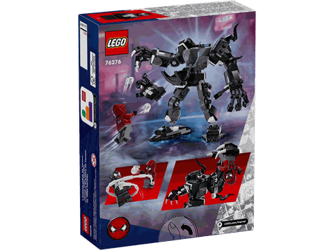 Lego Marvel Venom Mech Armor vs. Miles Morales 76276