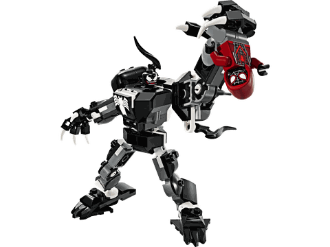 Lego Marvel Venom Mech Armor vs. Miles Morales 76276