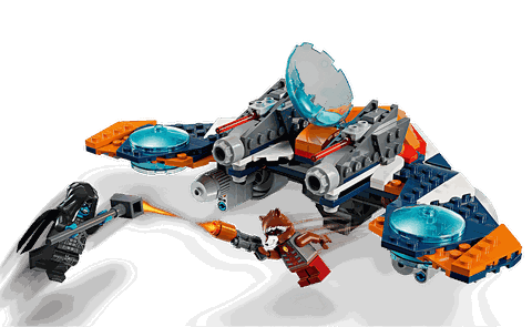 Lego Marvel Rocket's Warbird vs. Ronan 76278