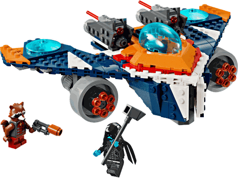 Lego Marvel Rocket's Warbird vs. Ronan 76278