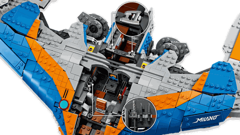 Lego Marvel The Milano Spaceship 76286