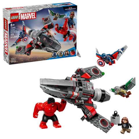 LEGO Marvel Captain America vs. Red Hulk Battle 76292