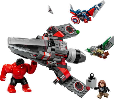 LEGO Marvel Captain America vs. Red Hulk Battle 76292