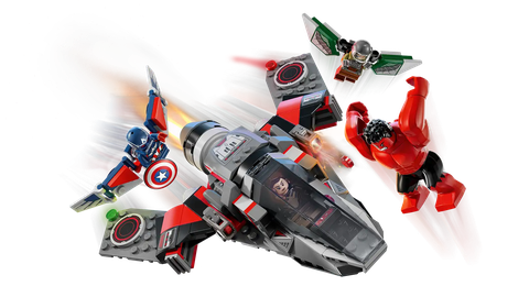LEGO Marvel Captain America vs. Red Hulk Battle 76292