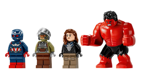 LEGO Marvel Captain America vs. Red Hulk Battle 76292