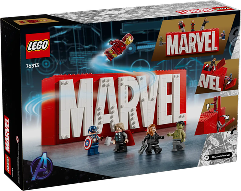 LEGO Marvel MARVEL Logo & Minifigures 76313