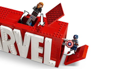 LEGO Marvel MARVEL Logo & Minifigures 76313