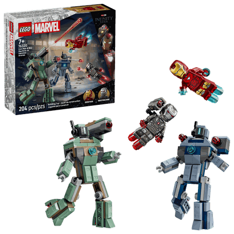 Lego Marvel Iron Man & War Machine vs. Hammer Drones 76320