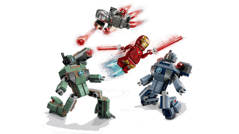 Lego Marvel Iron Man & War Machine vs. Hammer Drones 76320