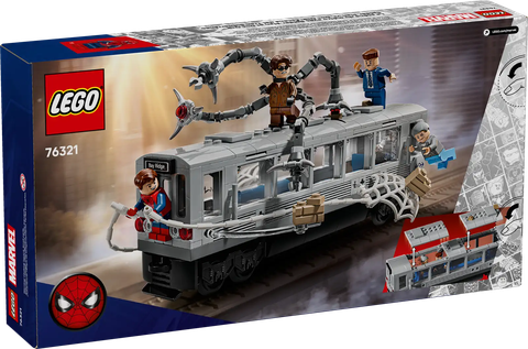 LEGO Marvel Spider-Man vs. Doc Ock Subway Train Scene 76321