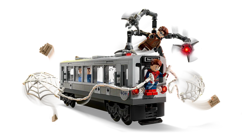 LEGO Marvel Spider-Man vs. Doc Ock Subway Train Scene 76321