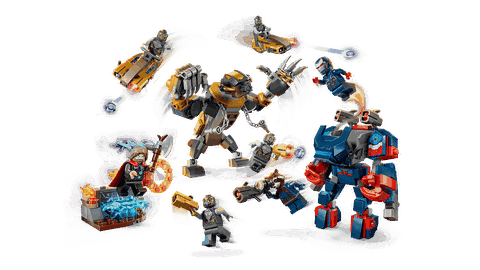 Lego Marvel Avengers: Endgame Thor vs. Chitauri 76322