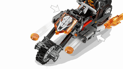 Lego Marvel Spider-Man vs. Ghost Rider Motorcycle 76335