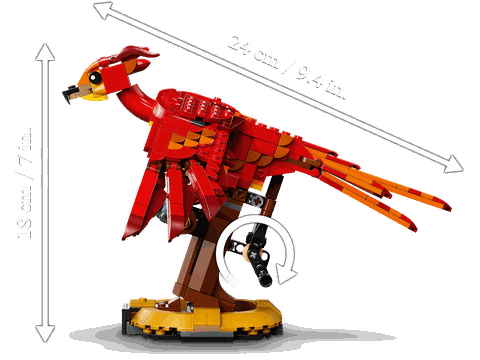Lego Harry Potter Fawkes, Dumbledore's Phoenix 76394