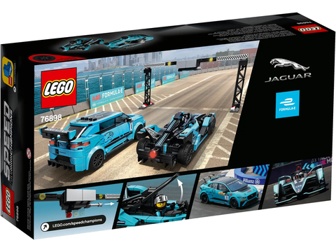 LEGO Speed Formula E Panasonic Jaguar Racing GEN2 car & Jaguar I-PACE eTROPHY 76898