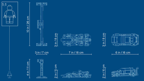 LEGO Speed Formula E Panasonic Jaguar Racing GEN2 car & Jaguar I-PACE eTROPHY 76898
