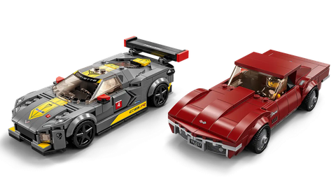 LEGO Speed Chevrolet Corvette C8.R Race Car and 1969 Chevrolet Corvette 76903