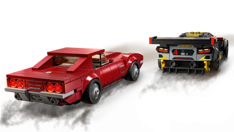 LEGO Speed Chevrolet Corvette C8.R Race Car and 1969 Chevrolet Corvette 76903