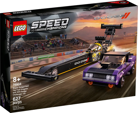 LEGO Mopar Dodge//SRT Top Fuel Dragster and 1970 Dodge Challenger T/A 76904