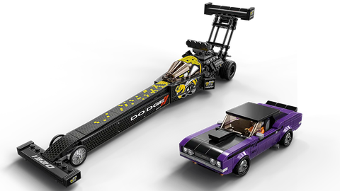 LEGO Mopar Dodge//SRT Top Fuel Dragster and 1970 Dodge Challenger T/A 76904