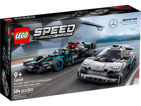 LEGO Speed Mercedes-AMG F1 W12 E Performance & Mercedes-AMG Project One 76909