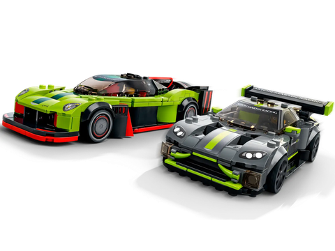 LEGO Speed Aston Martin Valkyrie AMR Pro and Aston Martin Vantage GT3 76910