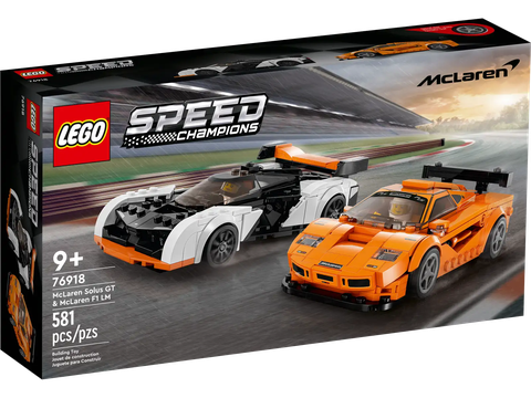 LEGO Speed McLaren Solus GT & McLaren F1 LM 76918