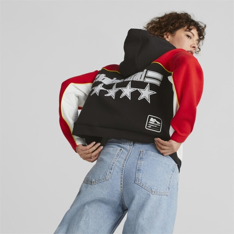 Puma x Ferrari Race x June Ambrose Motorsport Hoodie Rosso Corsa
