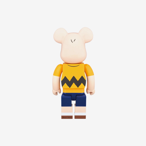 Bearbrick Peanuts Charlie Brown 400% Yellow