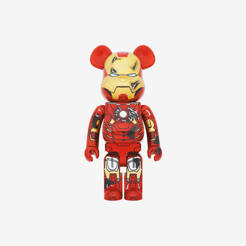 Bearbrick Marvel Iron Man Mark VII Damage Ver. 400%