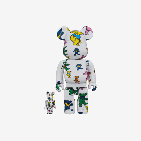 Bearbrick x Grateful Dead Dancing Bear 100% & 400% Set